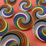 Pride Swirl Pin by Gaypin'