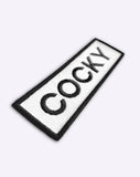 Cocky Iron-On Patch by Dicks Don't Lie