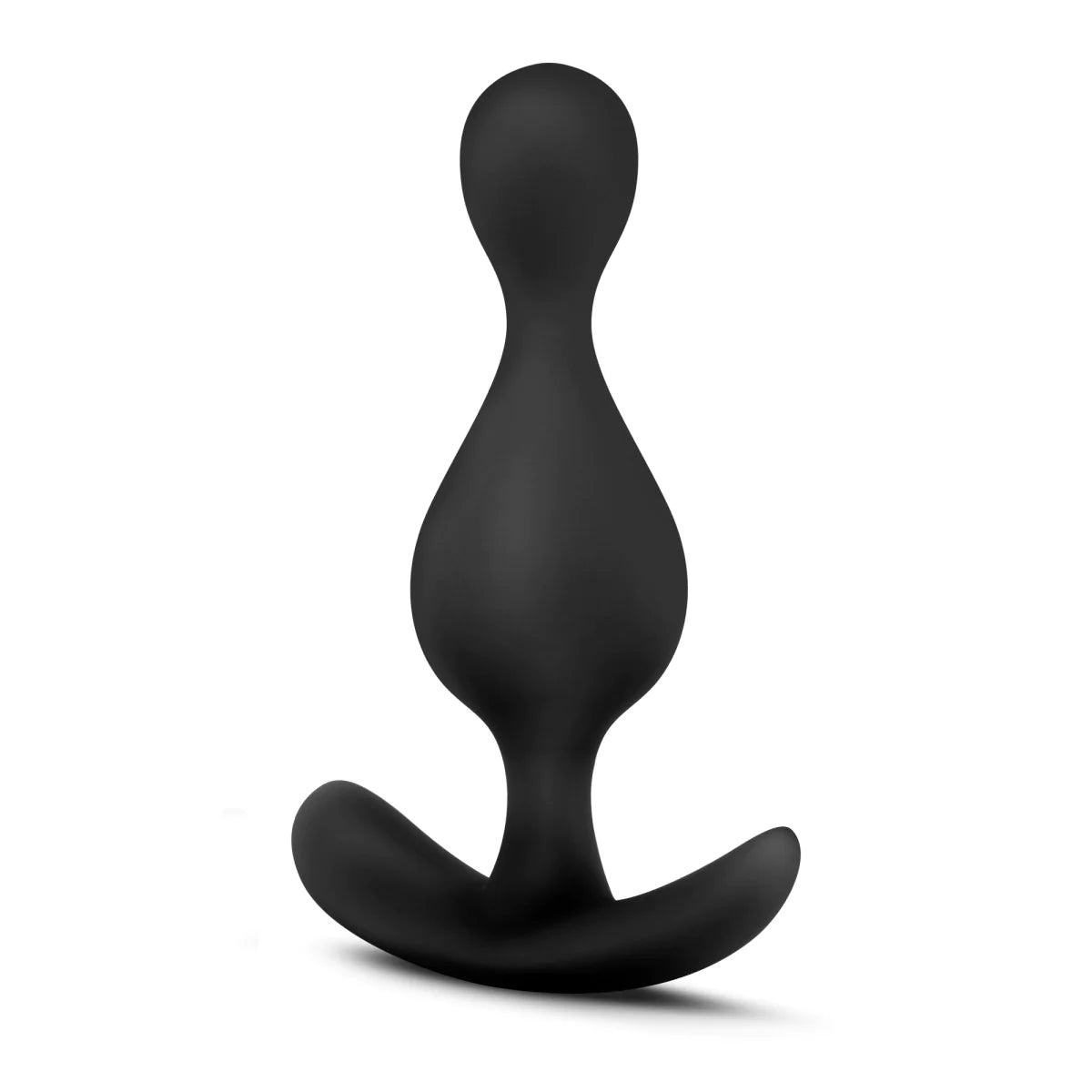 Luxe Explore Black 4.5-Inch Anal Plug With Handle
