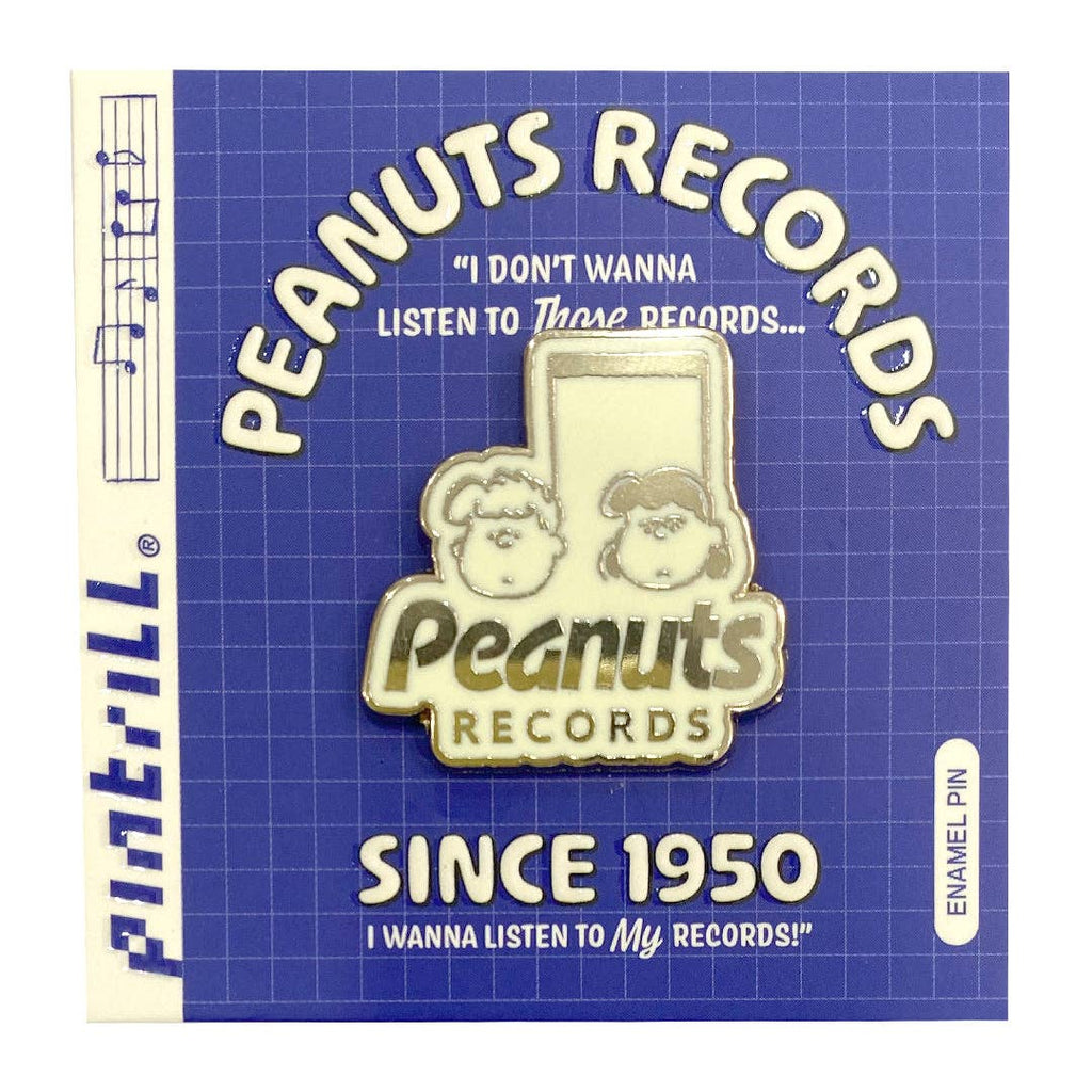 Peanuts - Lucy & Schroeder Records Pin