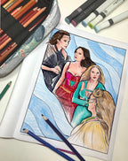 Rhoslc Housewives of Salt Lake City Coloring Book
