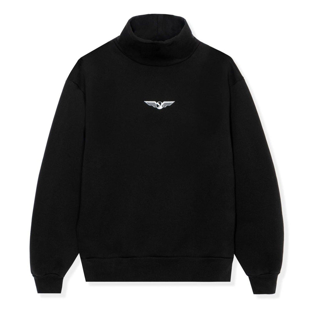 PLAYBOY Aviation Wings High Neck Sweatshirt