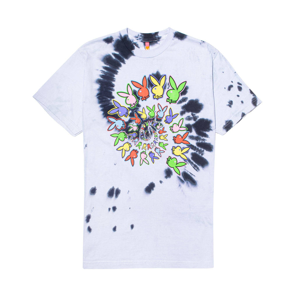 Playboy X Color Bars Spiral Tie-Dye T-Shirt