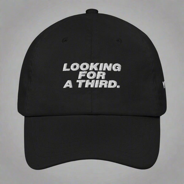 Looking For A Third Dad Hat by YES HOMO in Black