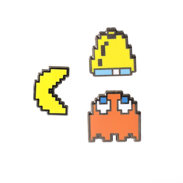 Pac-man + clyde pin set – CULTUREEDIT