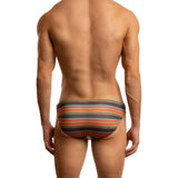 Palm Beach Vintage Stripe Low-Rise 1" Swimsuit by Jack Adams