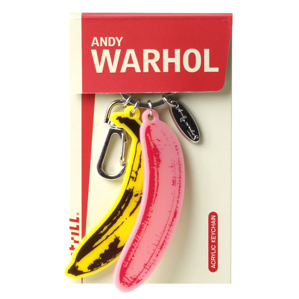 Andy Warhol Bananas Acrylic Keyclip