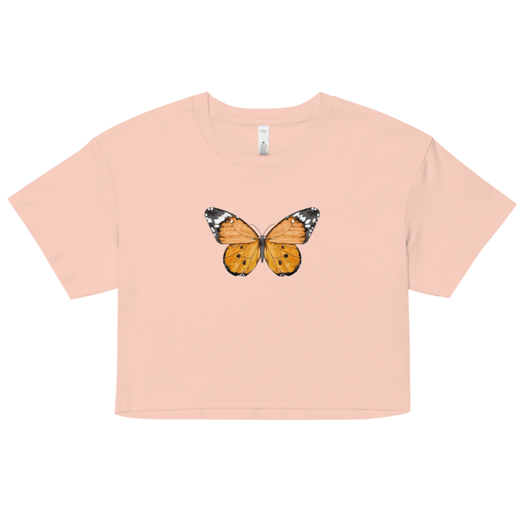 Monarch Butterfly Crop Top