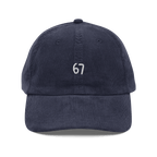 67 Embroidered Corduroy Hat - Six Seven