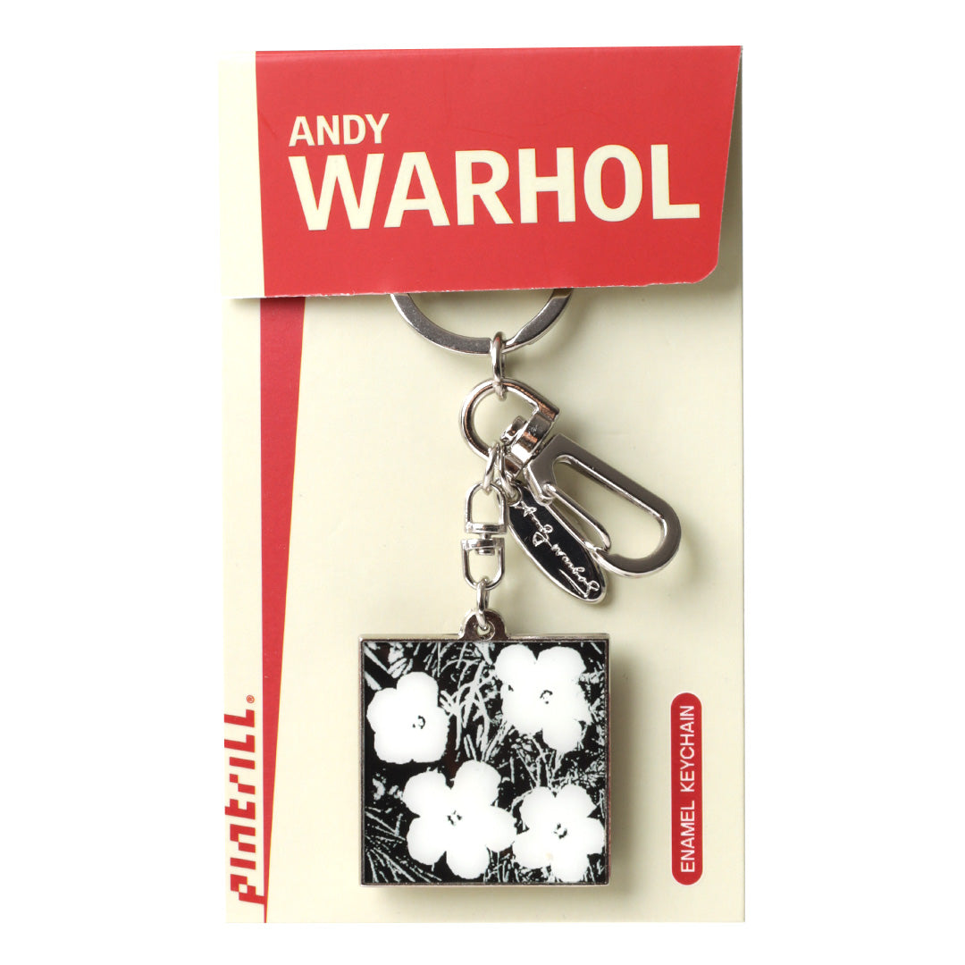 Andy Warhol Metal Flowers Keyclip