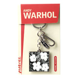 Andy Warhol Metal Flowers Keyclip