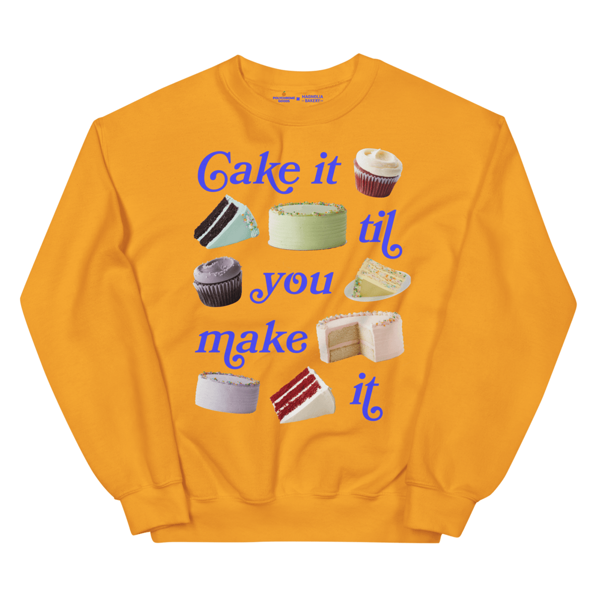 Cake Sweatshirt Gold