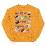 Cake Sweatshirt Gold