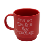 J'adore Warhol Piss Painting Mug by Candyass x Third Drawer Down