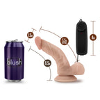 Dr. Skin Dr. Ken Realistic G-Spot Vanilla 6.5-Inch Long Remote Control Vibrating Dildo