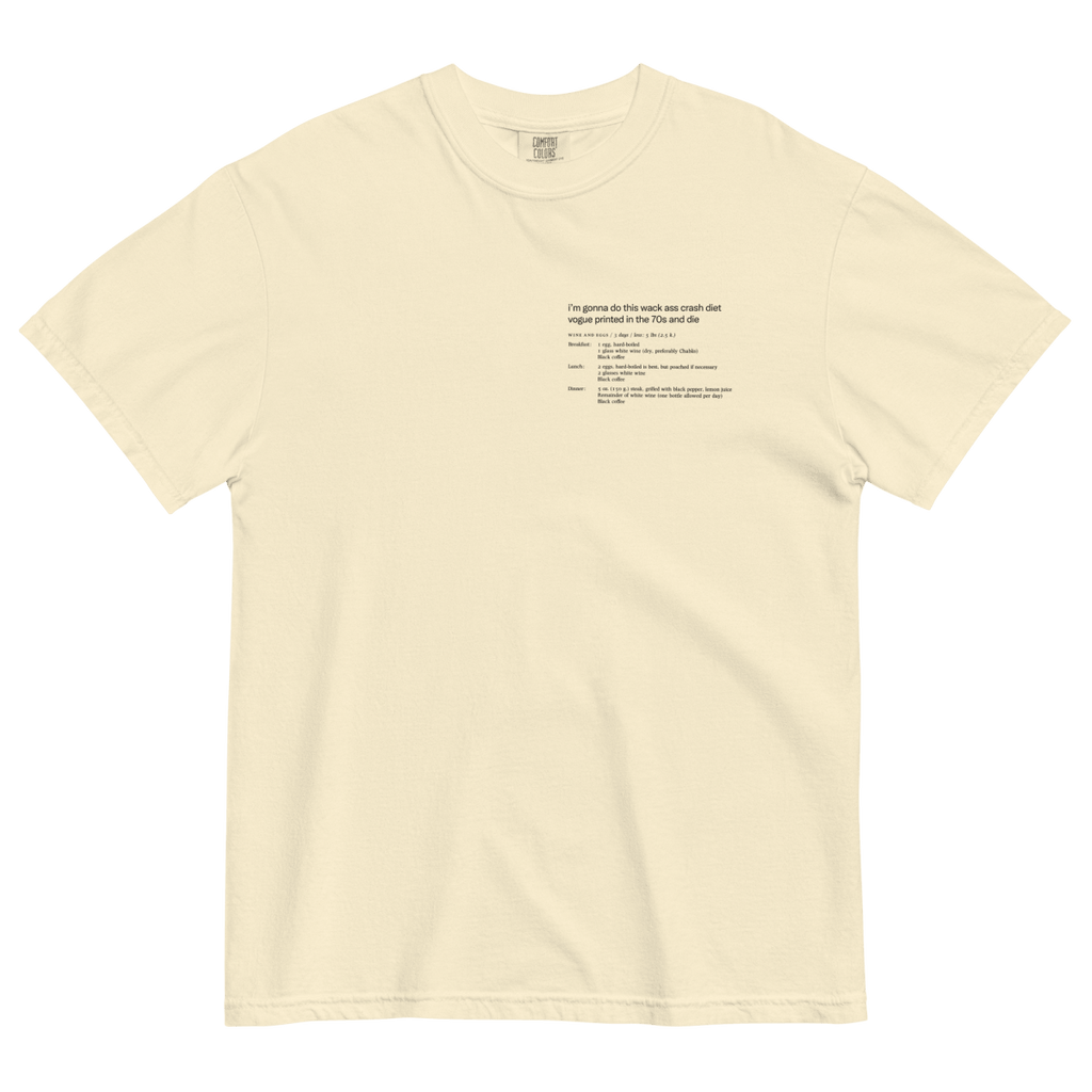 Whack Ass Vogue Crash Diet T-Shirt