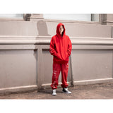 Jean-Michel Basquiat Cassius Clay Sweatpants in Pompeian Red