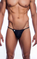 MOB Microfiber V-Thong - Black