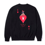 PLAYBOY Ace of Hearts Crewneck Sweatshirt