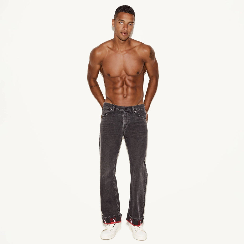 PLAYBOY The Straight Leg Jean Vintage Black Wash