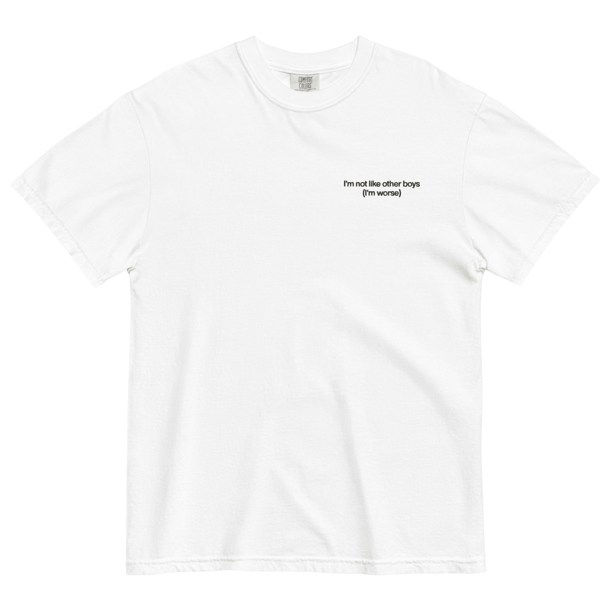 I'm Not Like the Other Boys Embroidered Shirt