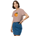 Summer Orange Crop Top