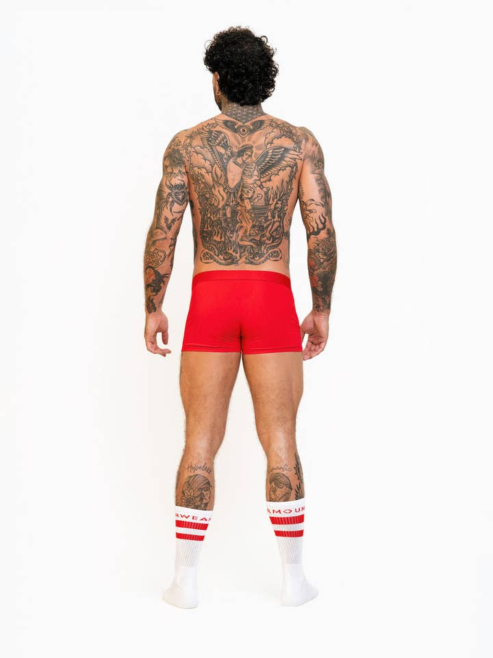 Mounderwear The Standard Trunk - Red