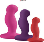 Nexus GPLAYTRIO+ Unisex Rechargeable Silicone Vibrator Set (3 piece) - Black