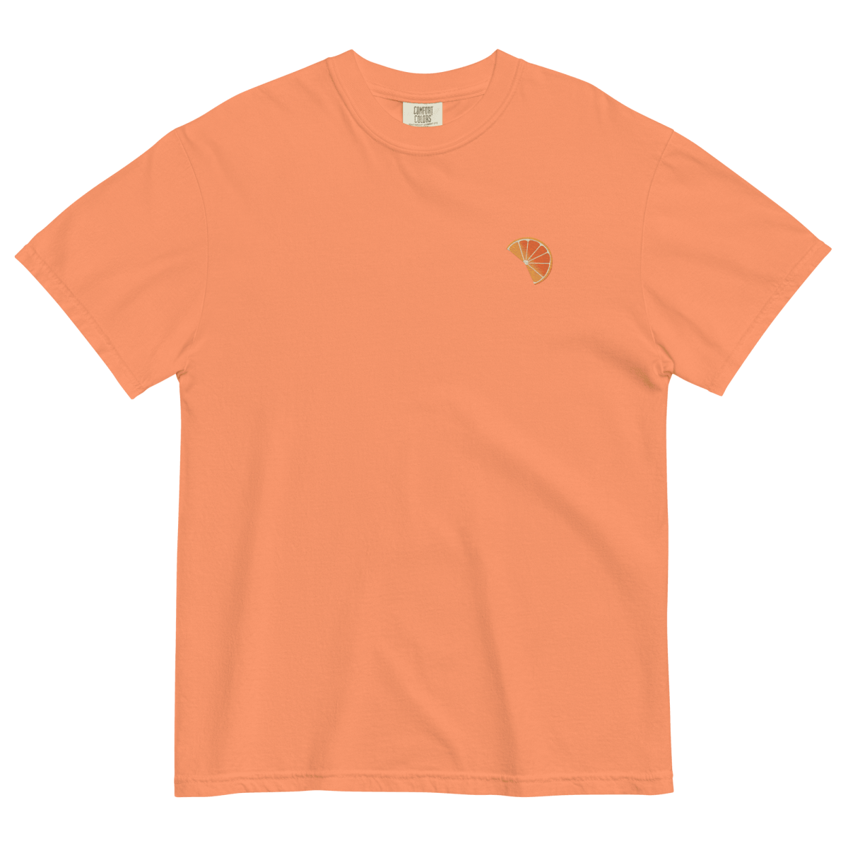 Orange Slice Embroidered T-Shirt