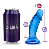 B Yours Sweet N' Small 6 Realistic Blue 4.5-Inch Long Dildo