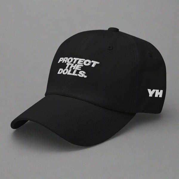 Protect the Dolls Dad Hat by YES HOMO in Back