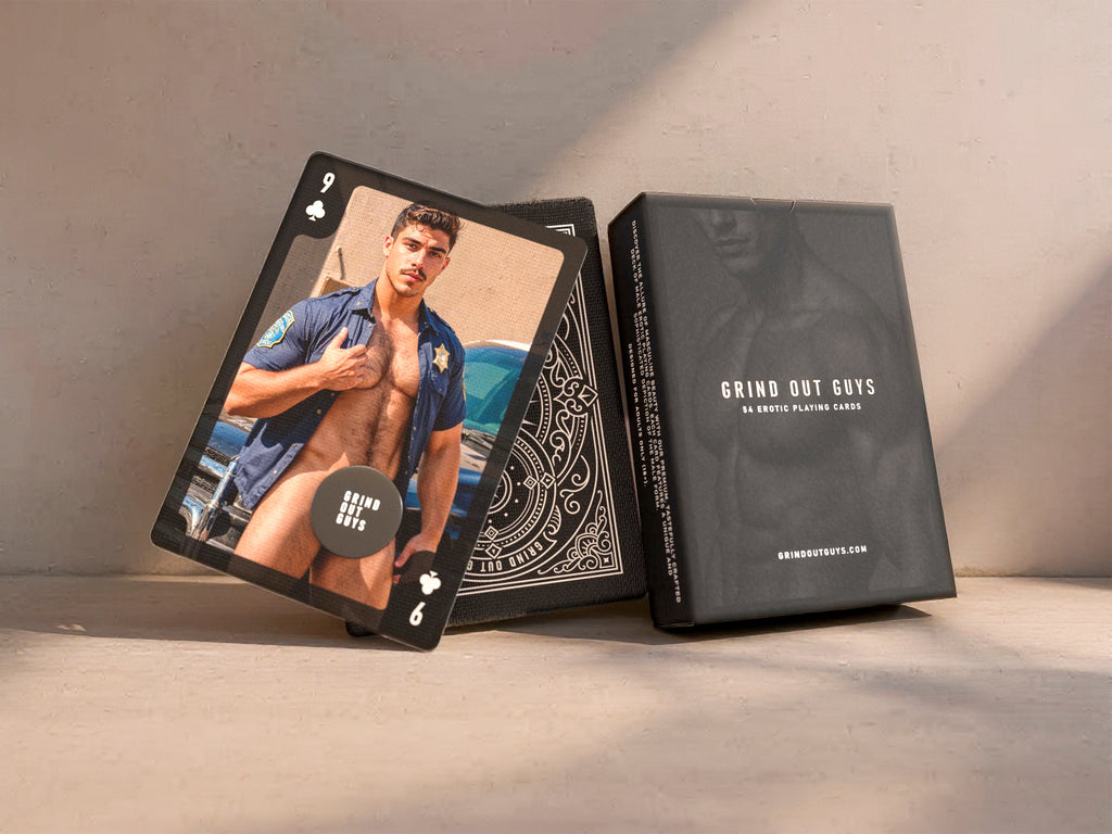 Grind Out Guys Playing Cards