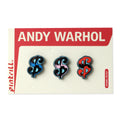 Andy Warhol Dollar Sign Pin Set