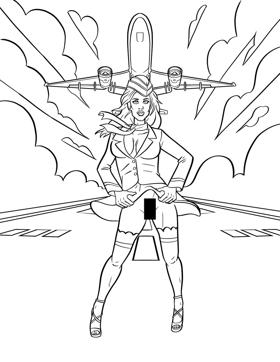 Pubic Hair Coloring Book
