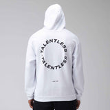 Talentless Circle Logo Hoodie White