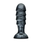 Jet Bruiser Carbon Metallic Black 7.5-Inch Anal Plug With Suction Cup Base