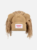 LOVERBOY BY CHARLES JEFFREY SUPERSIZED LION BEANIE in BEIGE