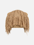 LOVERBOY BY CHARLES JEFFREY SUPERSIZED LION BEANIE in BEIGE