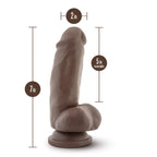 Dr. Skin Mr. Smith Realistic Chocolate 7-Inch Long Dildo