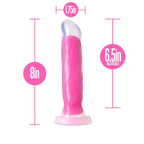 Neo Elite Marquee Glow In The Dark Neon Pink 8-Inch Dildo
