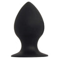 Rooster Daddy-O Black Silicone Anal Plug - Large
