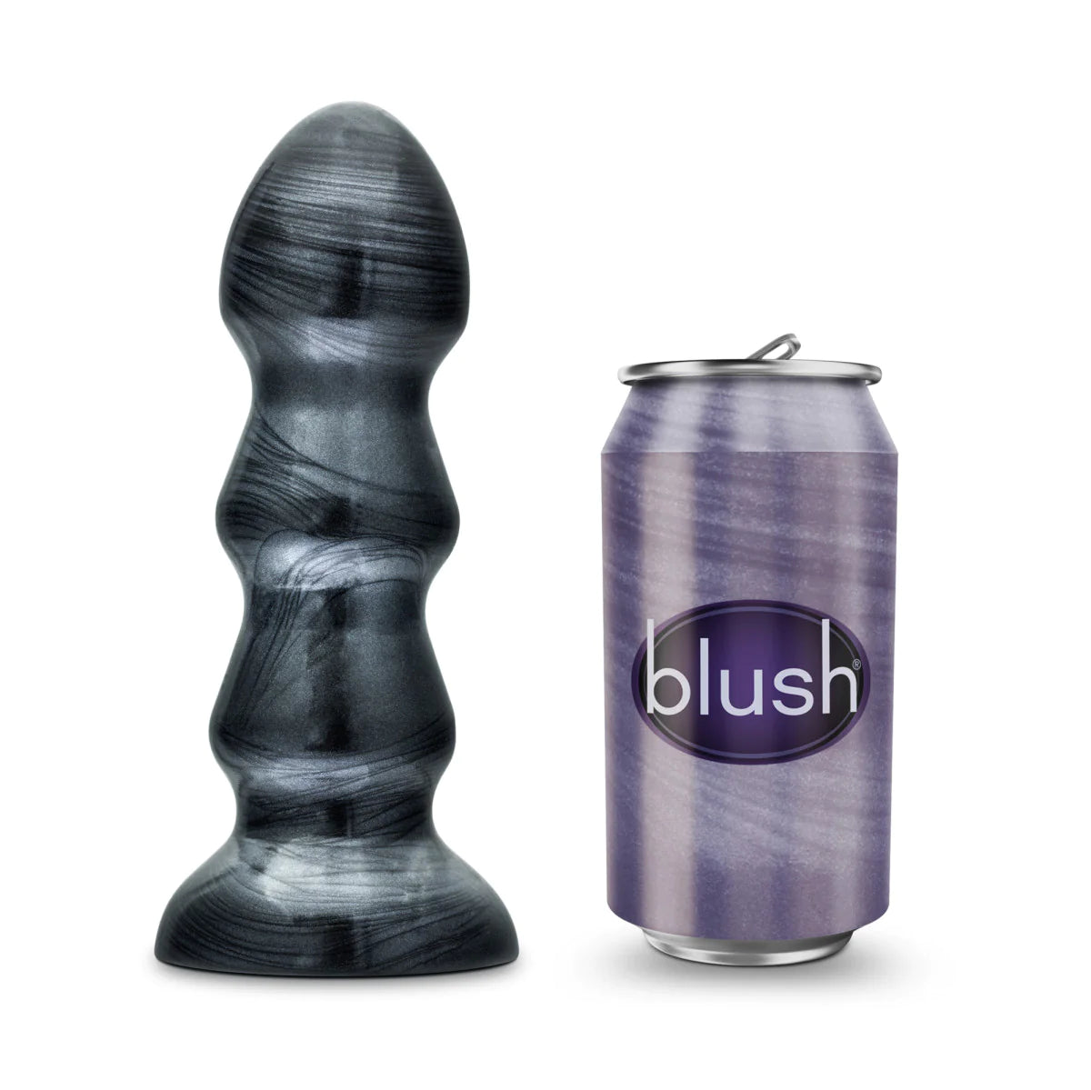 Jet Black Jack Carbon Metallic Black 7-Inch Anal Plug