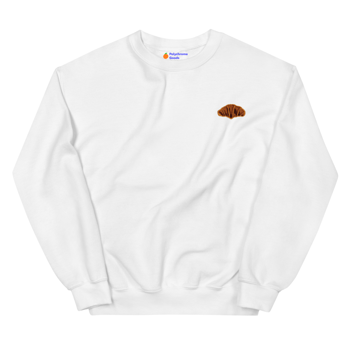 Croissant Embroidered Sweatshirt