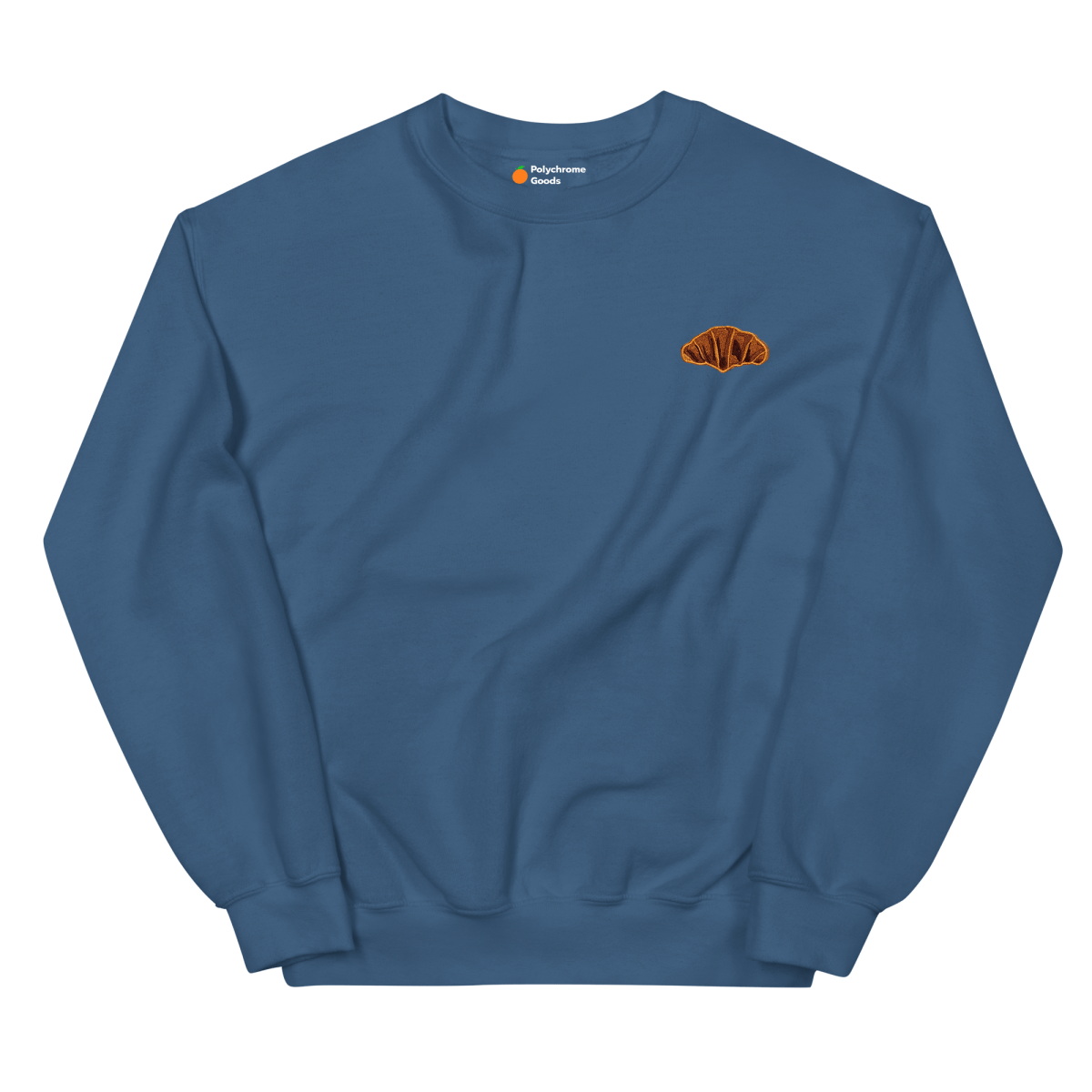 Croissant Embroidered Sweatshirt
