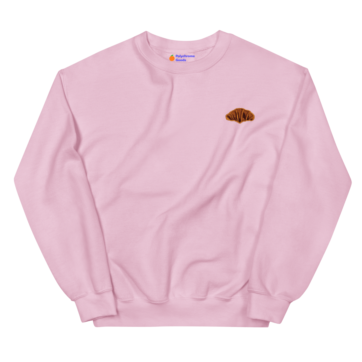 Croissant Embroidered Sweatshirt