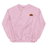 Croissant Embroidered Sweatshirt