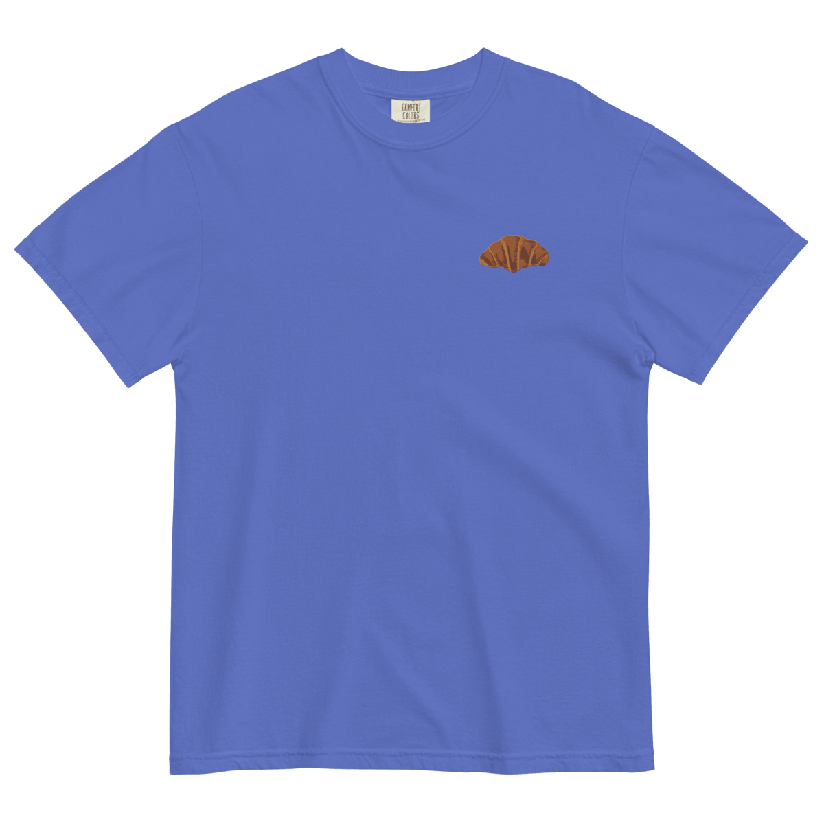 Croissant Embroidered T-Shirt