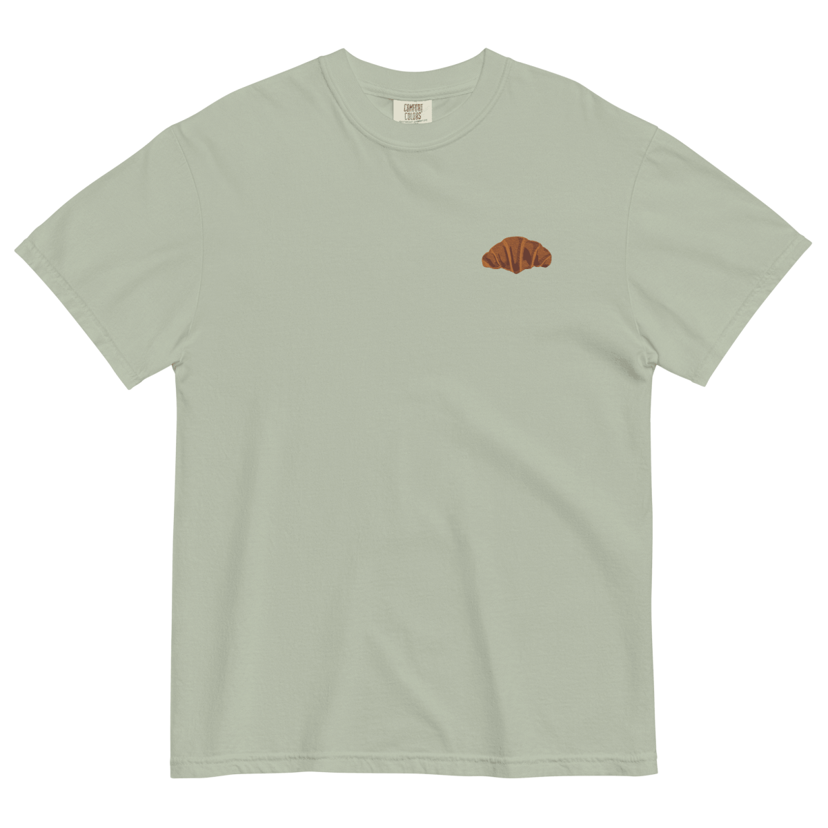 Croissant Embroidered T-Shirt