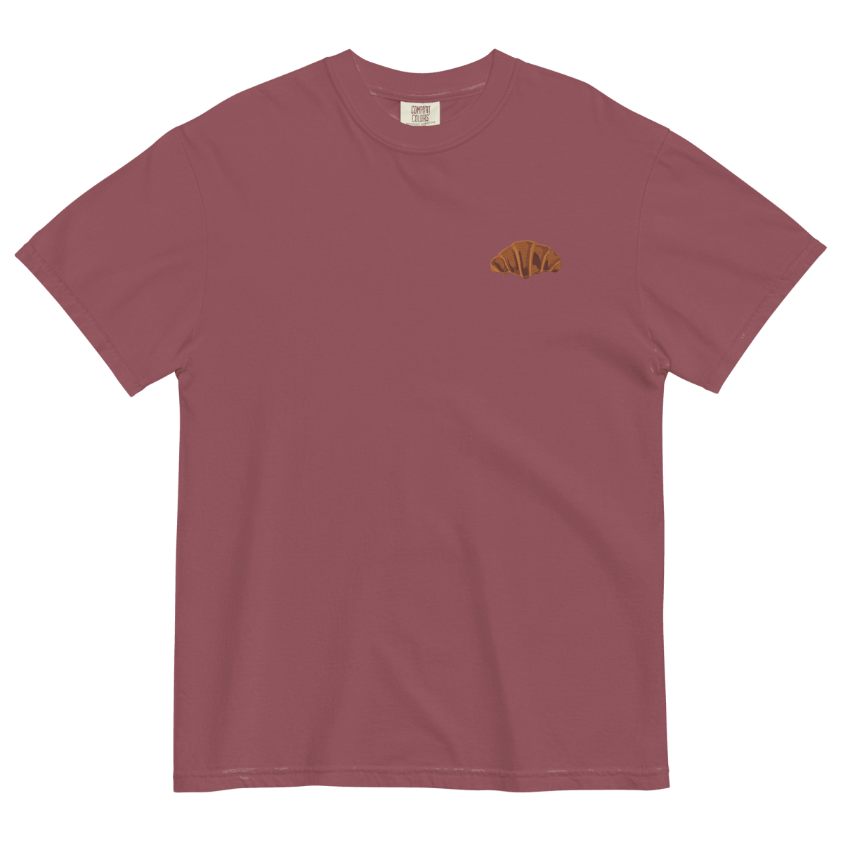 Croissant Embroidered T-Shirt
