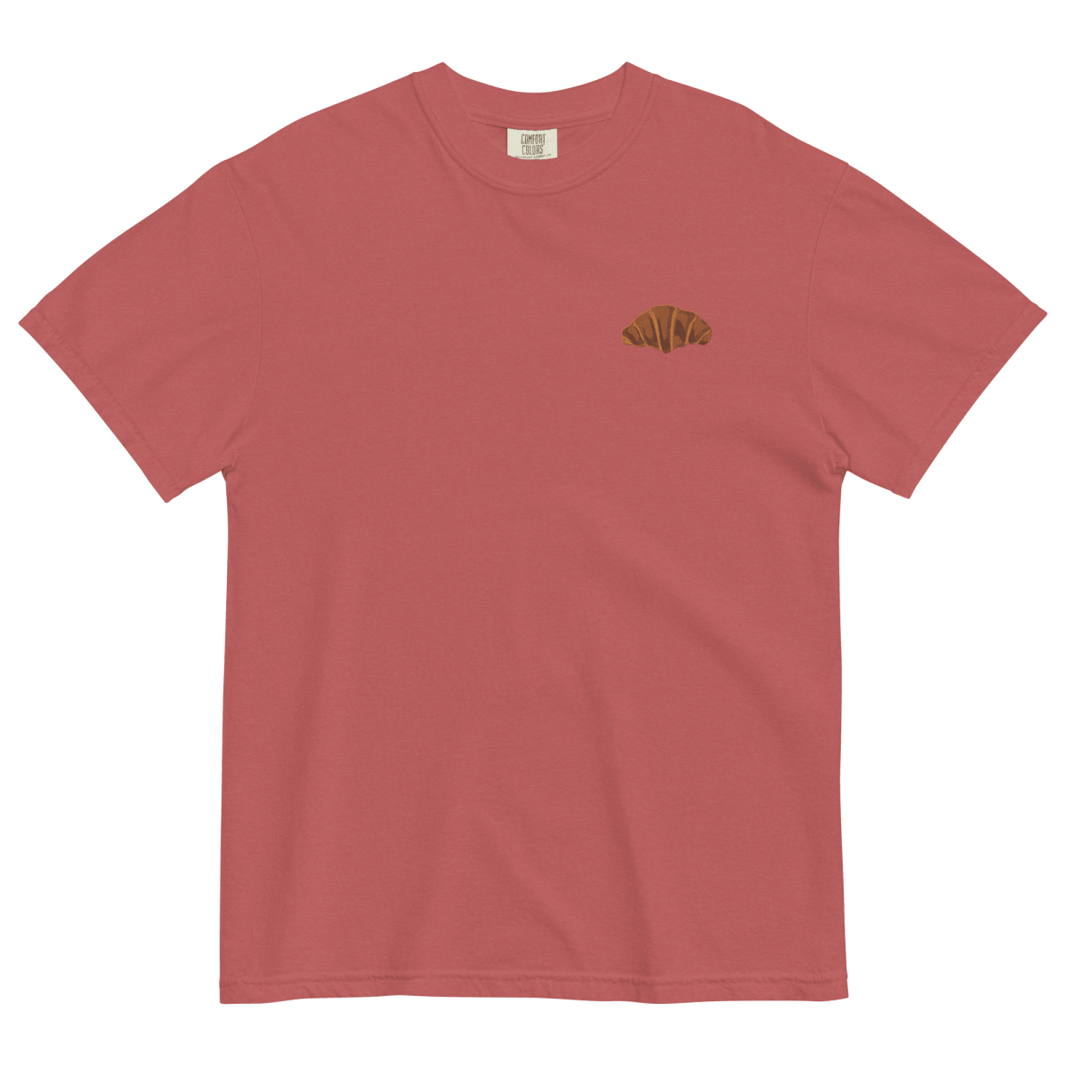 Croissant Embroidered T-Shirt